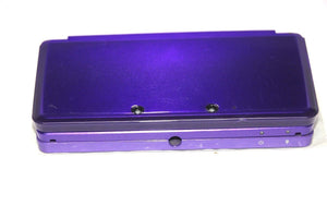 ORIGINAL NINTENDO 3DS CASE REPLACEMENT FULL HOUSING PURPLE SHELL WITH RED DOOR