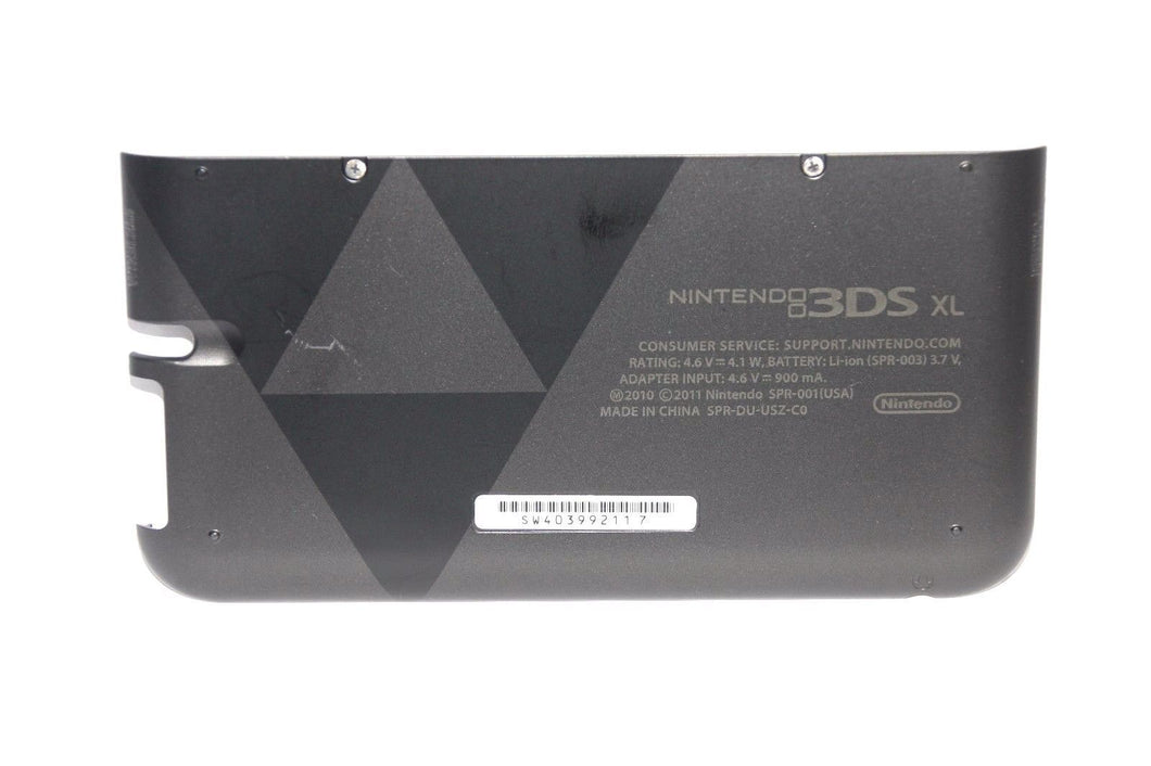 OEM Nintendo 3DS XL Zelda Edition Housing Back Bottom Battery Cover Shell Part