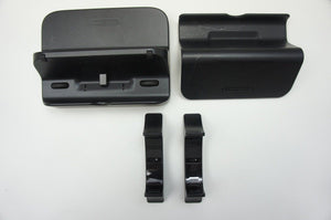 Genuine Nintendo Wii U Black Cradle & Stand Set Gamepad Charger Dock WUP-014 016