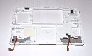 OEM Nintendo 3DS XL Back Housing Full Shell L R Shoulder Cable SD CoverWHITE