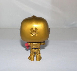 FUNKO POP STAR WARS C-3PO "GOLD EXCLUSIVE" #64 VINYL BOBBLE-HEAD NO STAND!!!