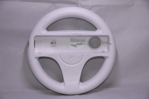 Original White Mario Kart Steering Wheel for Nintendo Wii & Wii U RVL-024
