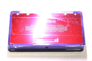 ORIGINAL NINTENDO 3DS CASE REPLACEMENT FULL HOUSING PURPLE SHELL WITH RED DOOR