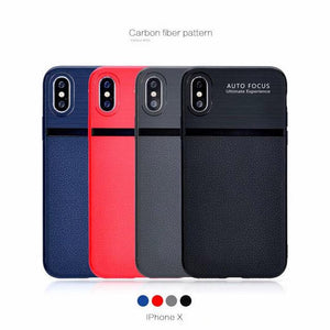 SLIM carbon fiber PU Back Ultra Thin TPU Case Cover for iPhone X, new iphonex x