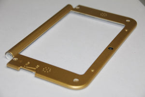 OEM Gold Zelda Nintendo 3DS XL Replacement Hinge Middle Shell Housing Top Screen