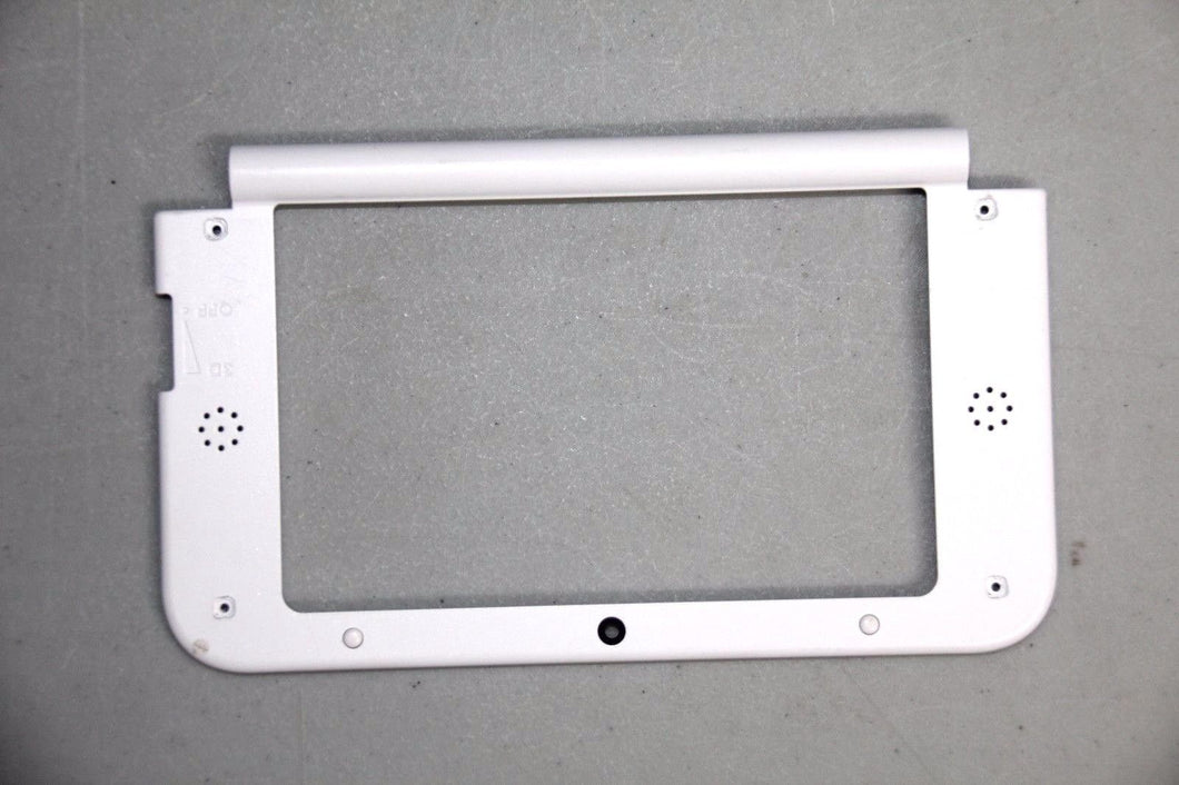 OEM Nintendo 3DS XL White Replacement Hinge Middle Shell Housing Top Screen