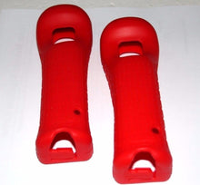 Load image into Gallery viewer, 2X OEM NINTENDO WII REMOTE CONTROLLER RED SILICONE SKIN COVER
