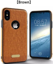Load image into Gallery viewer, For Apple iPhone X Case Shockproof Protective Leather Pattern Stitching Cover
