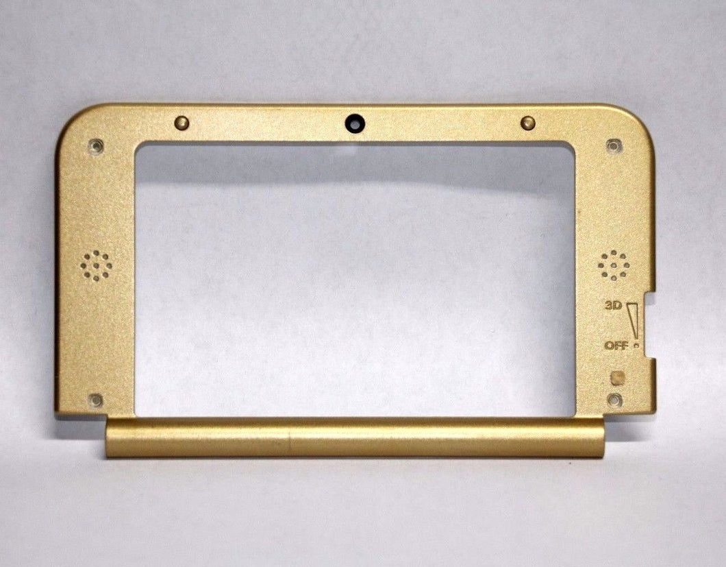 OEM Gold Zelda Nintendo 3DS XL Replacement Hinge Middle Shell Housing Top Screen