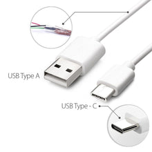 Load image into Gallery viewer, USB for GoPro Hero 5 Session 3 FT Type C USB Sync Charge Cable Cord - White
