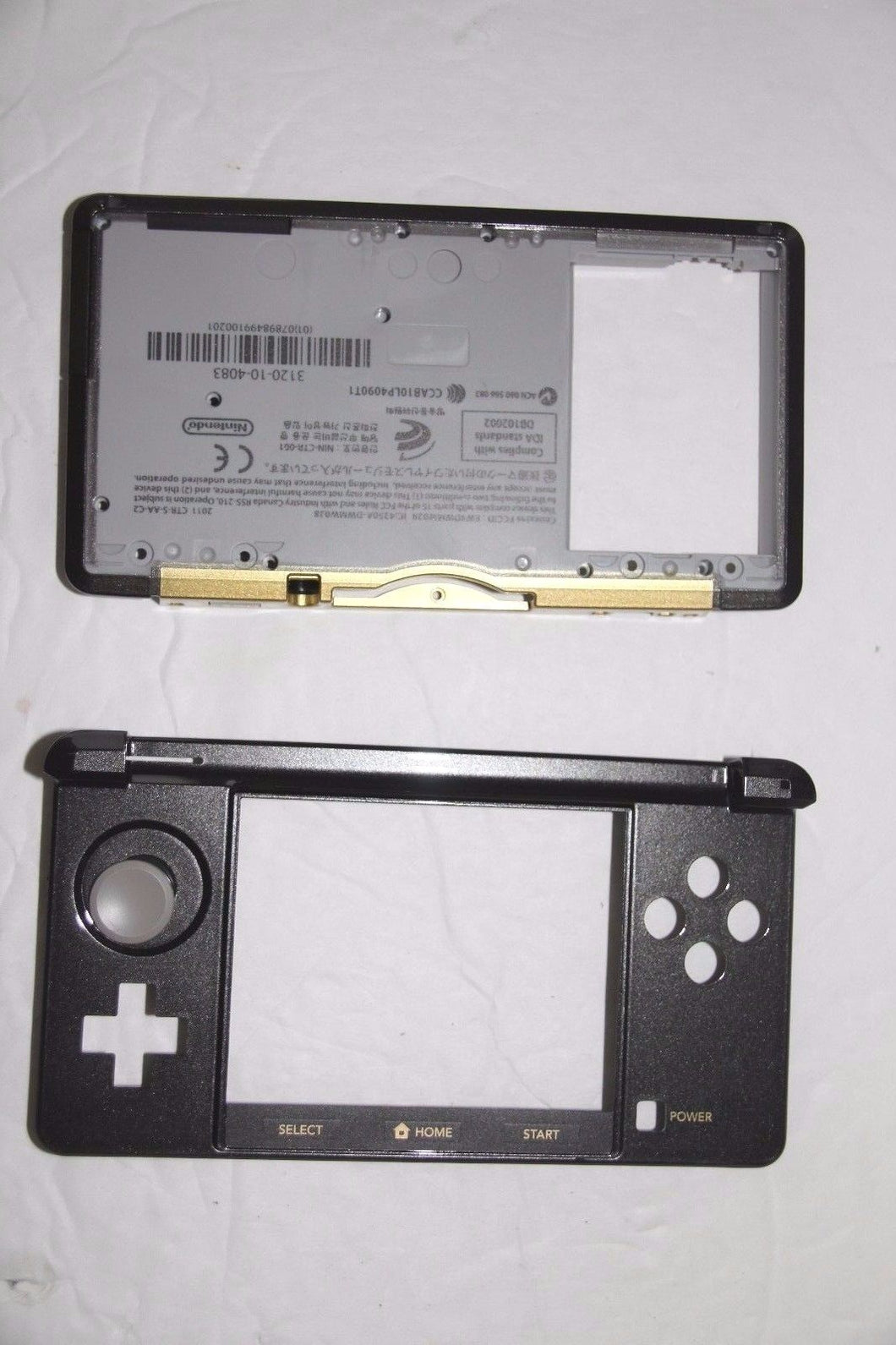 OEM REPLACEMENT Hinge Part and Middle shell Nintendo 3DS Legend Of Zelda 25th