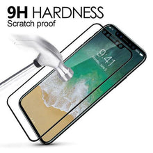 Load image into Gallery viewer, Useful iPhone X 3D Full Cover Slim Soft Edge Carbon Fiber Tempered Glass Film
