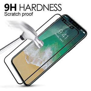 Useful iPhone X 3D Full Cover Slim Soft Edge Carbon Fiber Tempered Glass Film