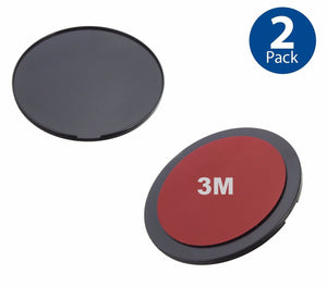 2X 3M Adhesive Disc for Dashboard Mounting for Magellan Garmin Tomtom GPS, 3.5"