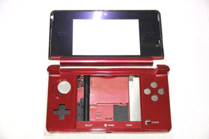 ORIGINAL OEM NINTENDO 3DS CASE REPLACEMENT FULL HOUSING RED  SHELL 3DS