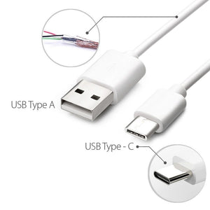 2X Type C USB 3.1 Connector Sync Data Charger Cable for LG G5 Nexus 5X 6P Note 7