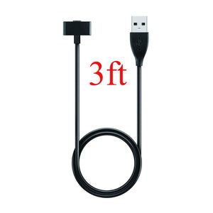 2 Pack Replacement Charger for FitBit ionic Watch USB Charging Cable Cord