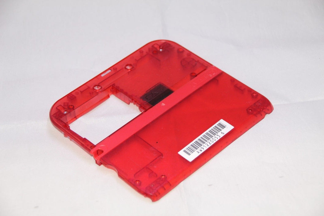 Nintendo 2DS Back Housing Camera Repair Part Red Crystal Clear Limited Edition