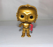 Load image into Gallery viewer, FUNKO POP STAR WARS C-3PO &quot;GOLD EXCLUSIVE&quot; #64 VINYL BOBBLE-HEAD NO STAND!!!
