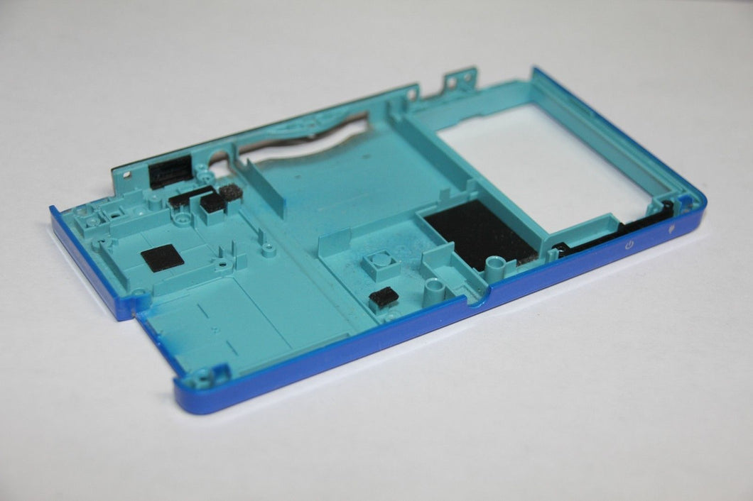 ORIGINAL NINTENDO 3DS BLUE BOTTOM HOUSING SHELL PART, Motherboard Battery Holder
