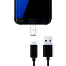Load image into Gallery viewer, 2 x USB 3.1 Type C Male to Micro USB Female Adapter Converter Connector USB-C
