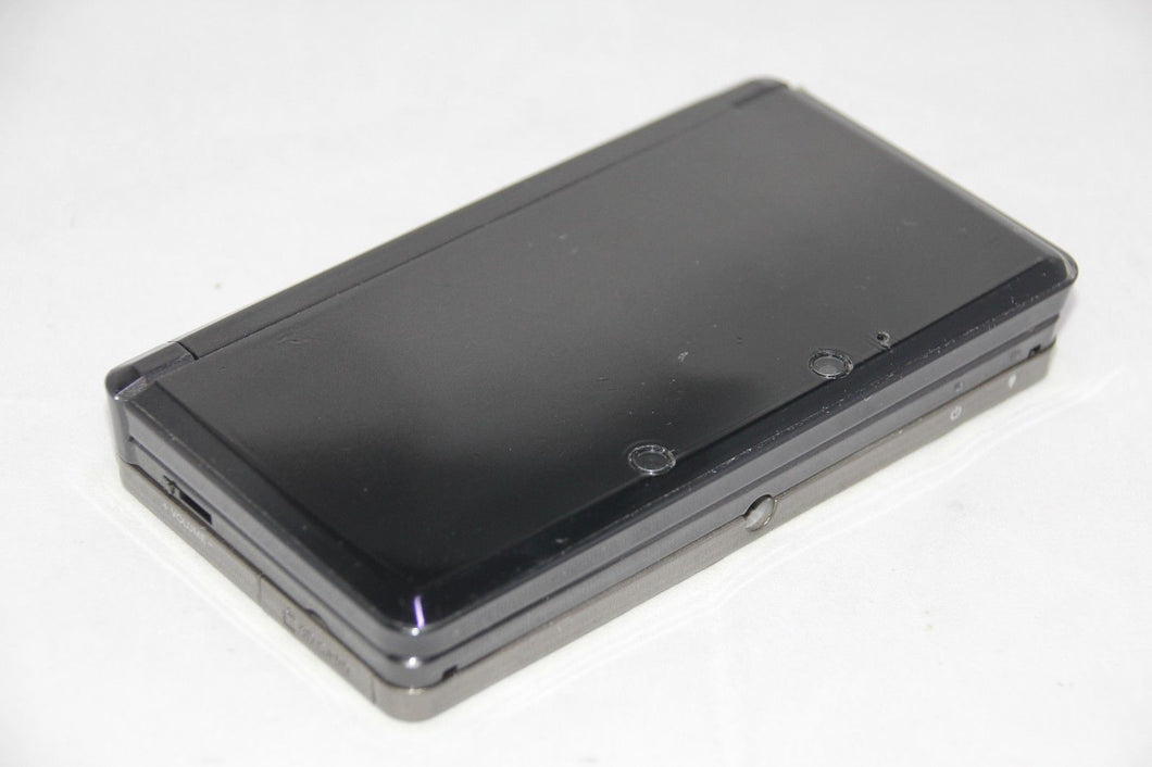 Nintendo 3DS Full Replacement Housing Shell Black with the Red battery door USA